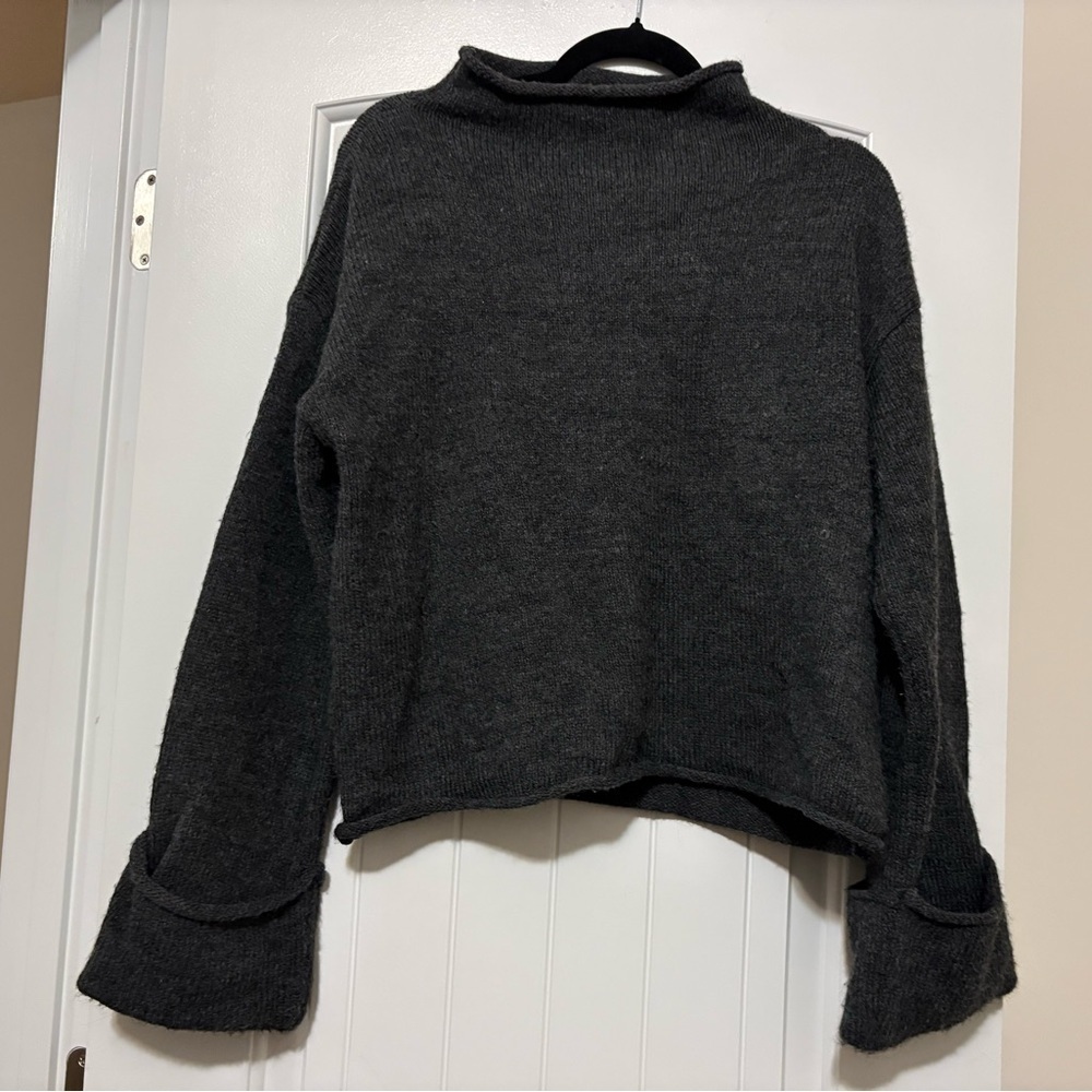 Anthropology mock neck sweater